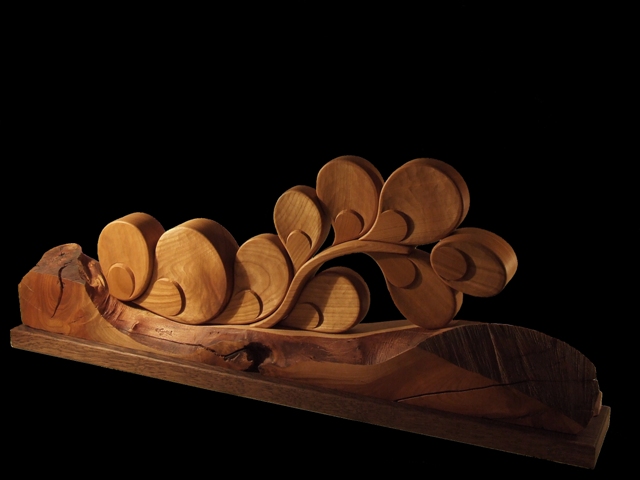 rastlinný motív, 2012, 88 x 33 cm