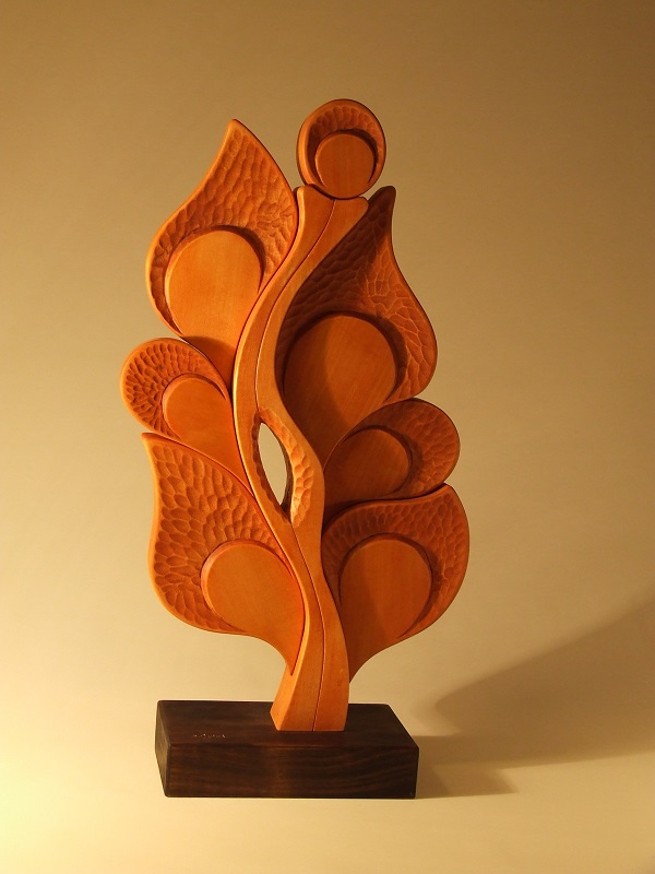 V 57 cm,   inšp. flamenco 2,  2 kg, kolor. lipa